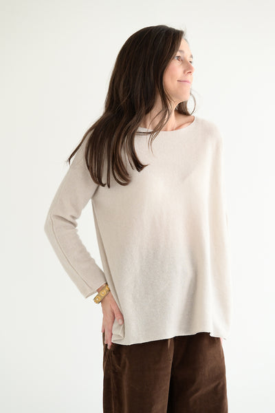 Cashmere Jumper in Fog