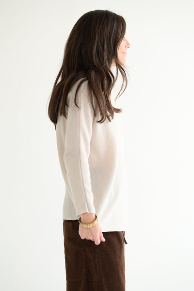 Cashmere Jumper in Fog