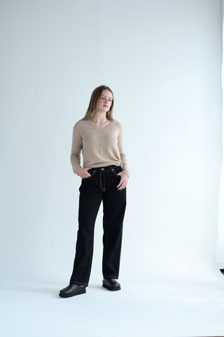 Denim Paulo Pant in Black