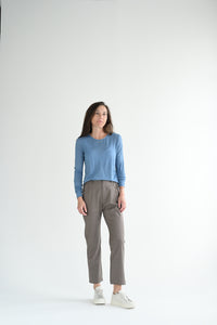 #241 Cashmere Tee in Blue Jean