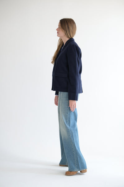 Cashmere Jacket in Ink