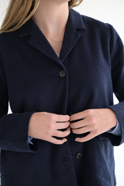 Cashmere Jacket in Ink