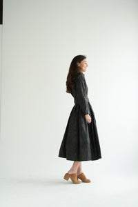 Lena Dress in Dark Flower