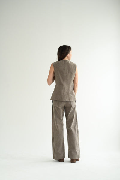 Canvas Bodice in Cinder
