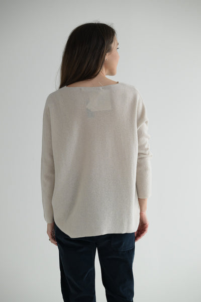 Cashmere Jumper in Fog