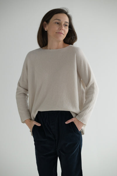Cashmere Jumper in Fog