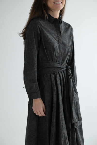 Lena Dress in Dark Flower