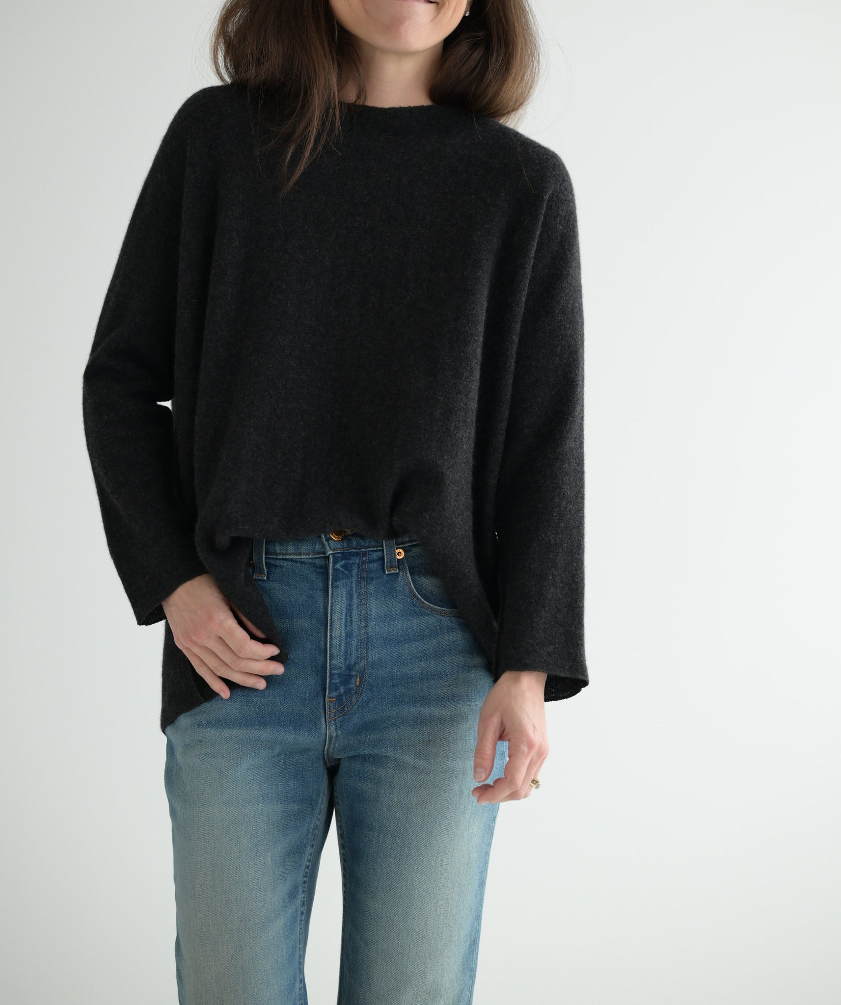 Cashmere Jumper in Slate