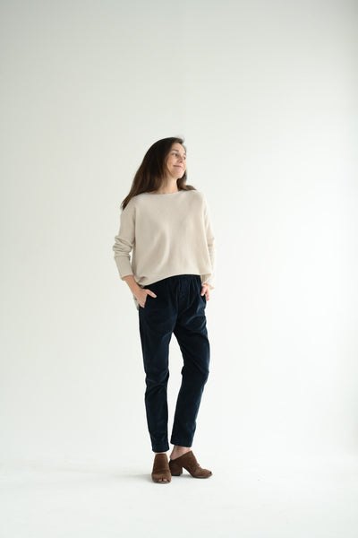 Cashmere Jumper in Fog