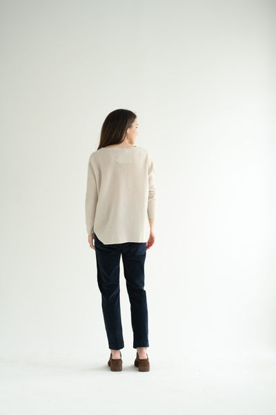 Cashmere Jumper in Fog