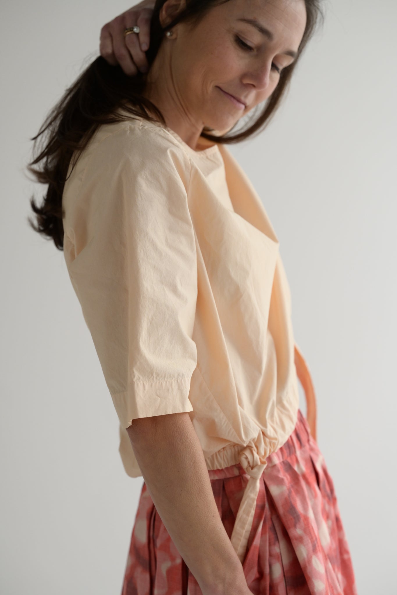 Astrid Top in Apricot