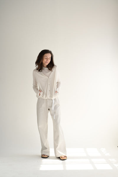 Nadine Cardigan in Ice Grey