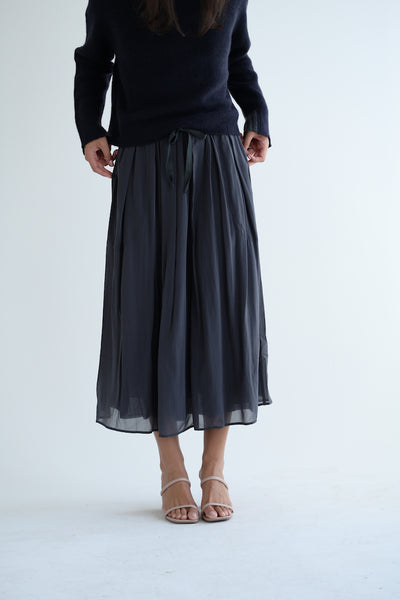 #362 Silk Skirt in Graphite