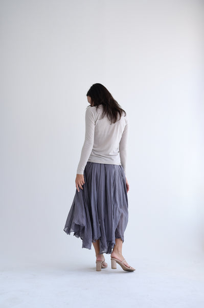 Silk Skirt in Mocha