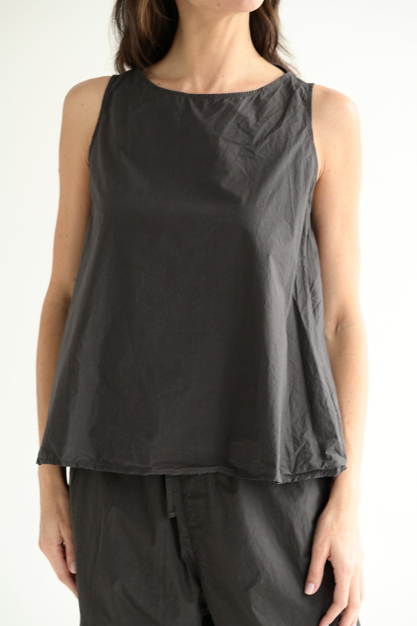 Sleeveless Top TC in Dark Brown