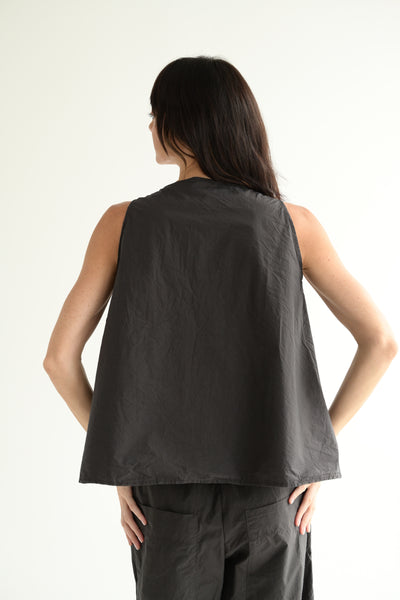 Sleeveless Top TC in Dark Brown