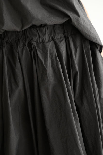 Pleated Skirt TC in Dark Brown