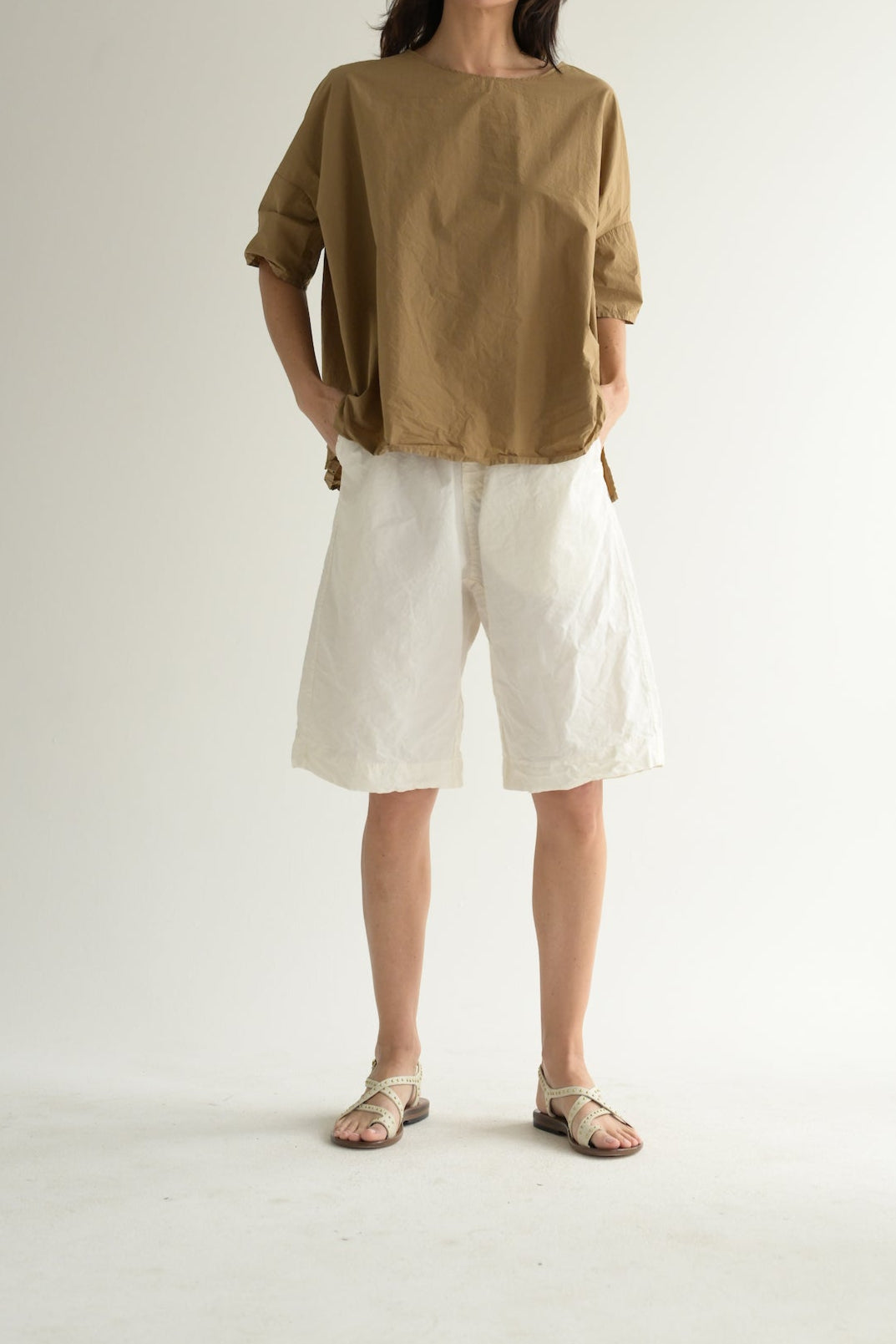 Bermuda Shorts CC in Milk