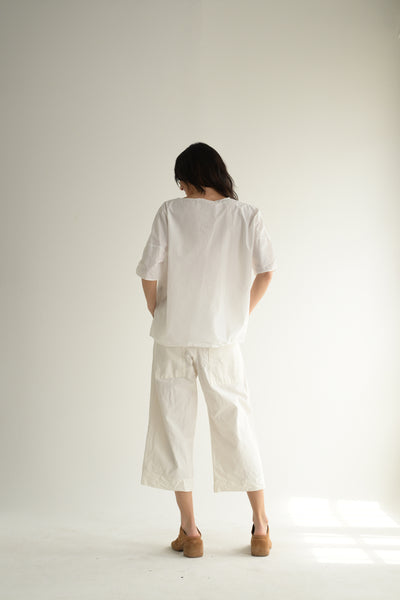 Wide & Short Pants CC in Milk