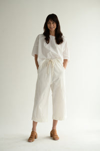 Wide & Short Pants CC in Milk