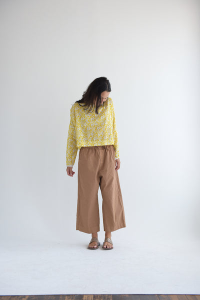 310 Shirt in Yellow Liberty Floral