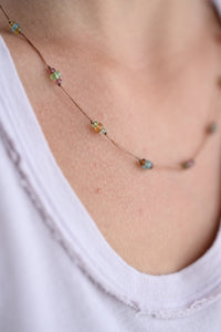 Loopy - Tourmaline 3 Necklace