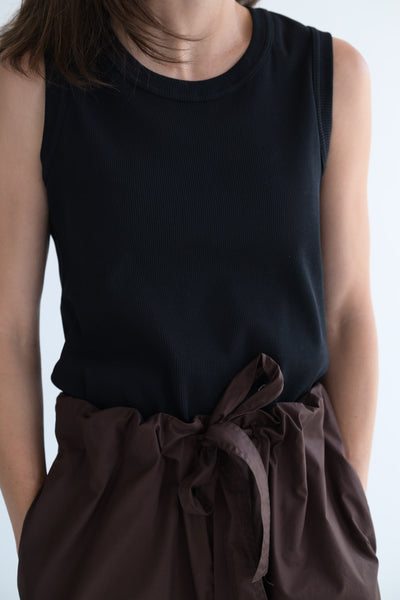 Rib Tank in Black