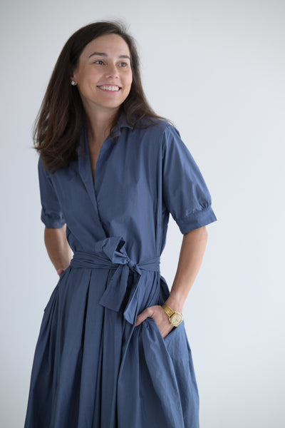 Mina Dress in Blue