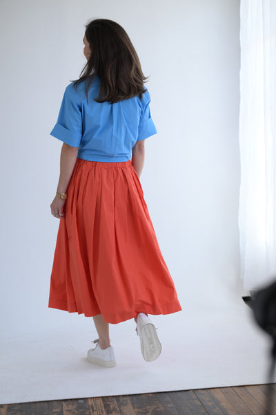 Simple Rideaux Skirt in Fury