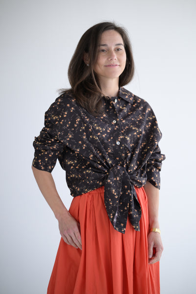 Claudia Shirt in Floral Cotton