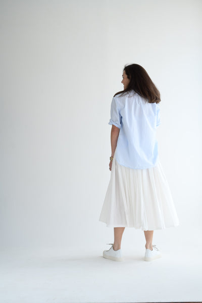 Vera Shirt in Blue Microcheck