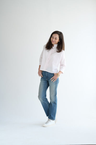 Claudia in Pink Stripe