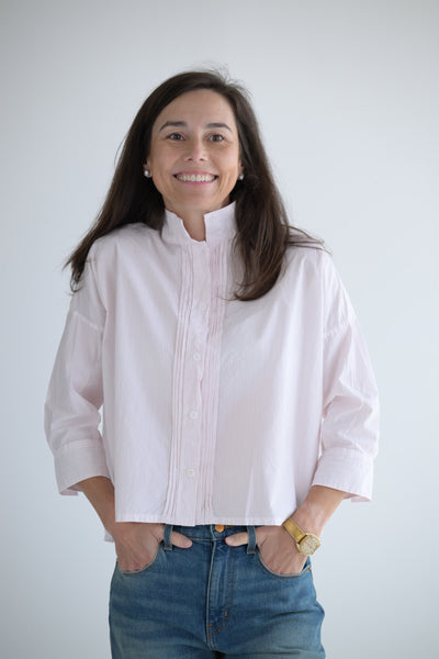 Claudia in Pink Stripe