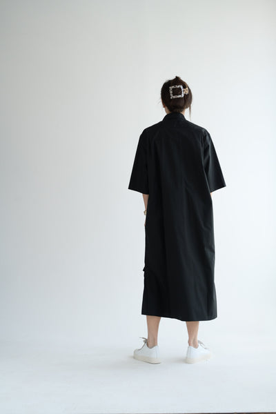 Dose Shirt Dress in Black