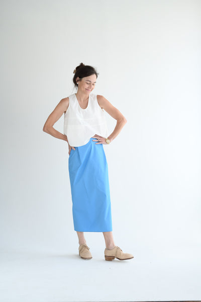 Syn Skirt in Azure
