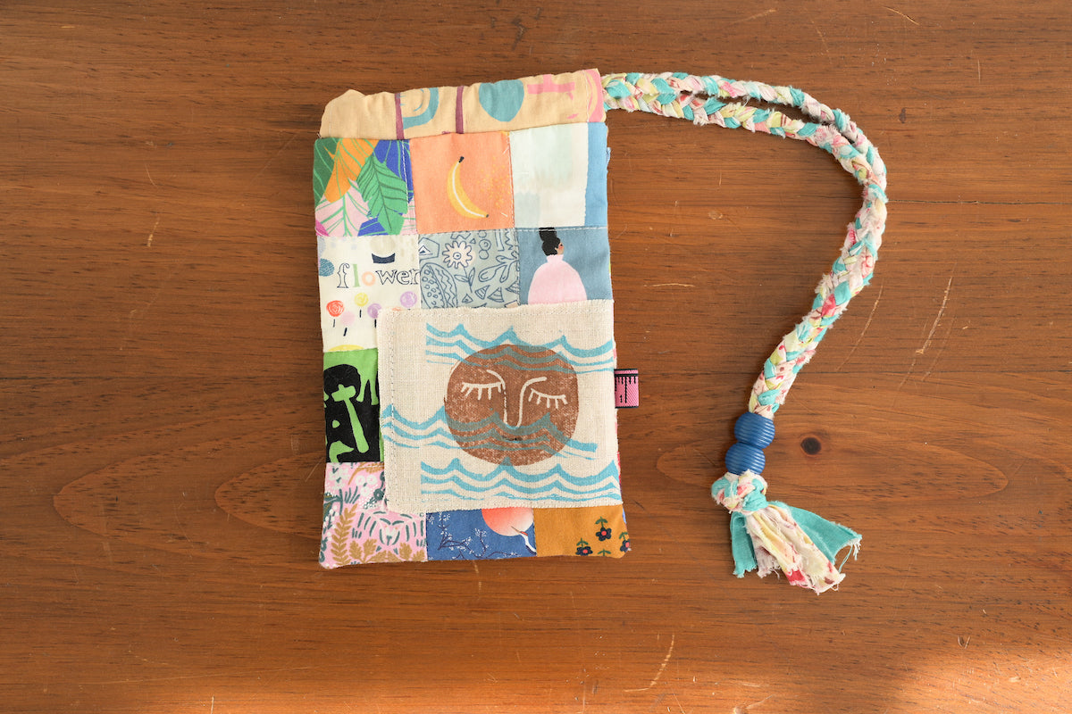 Drawstring  Pouch/Bag - Face on Waves