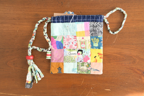 Drawstring  Pouch/Bag with BIrds