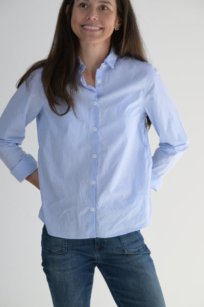 Tyrol Shirt in Blue Gingham