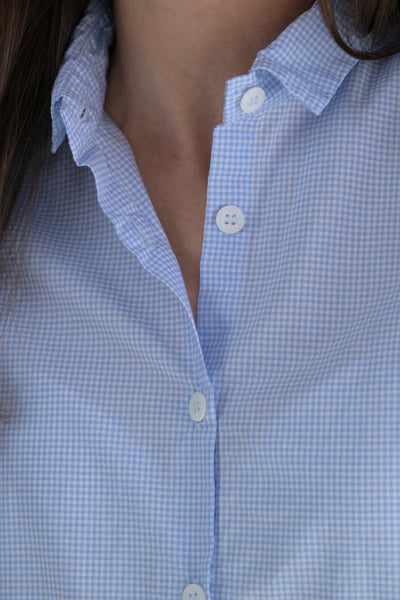 Tyrol Shirt in Blue Gingham