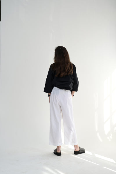 Wide Leg Pants in White