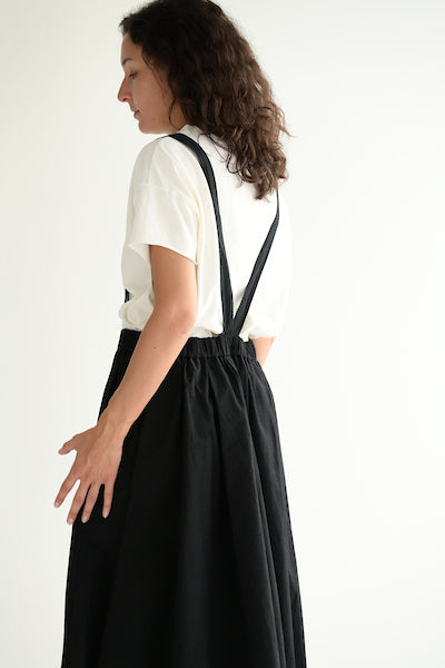 Black Skirt in Japanese Cotton