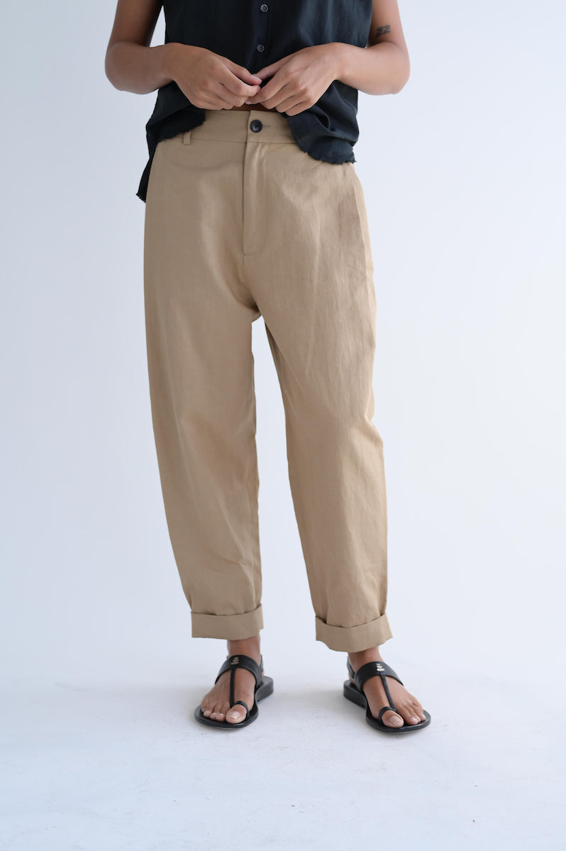 Sunday Twill Pant in Camel