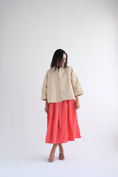 Ethal Dress in Coral