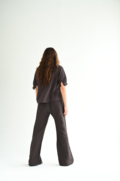 #201 Flared Pants in Coffee