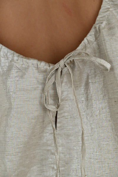 #217 Light Gold Linen Top
