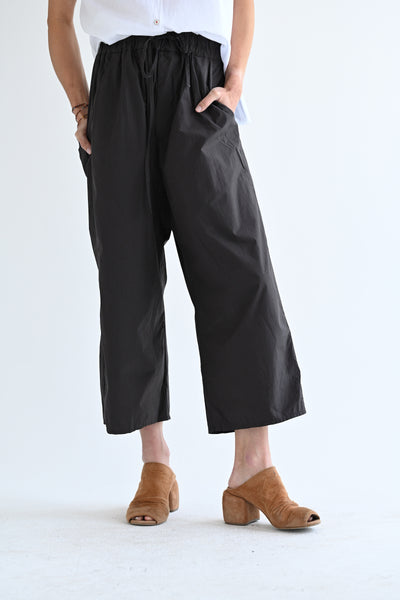 Wide & Short Pants TC in Dark Brown