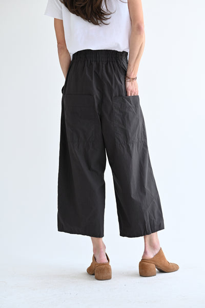 Wide & Short Pants TC in Dark Brown