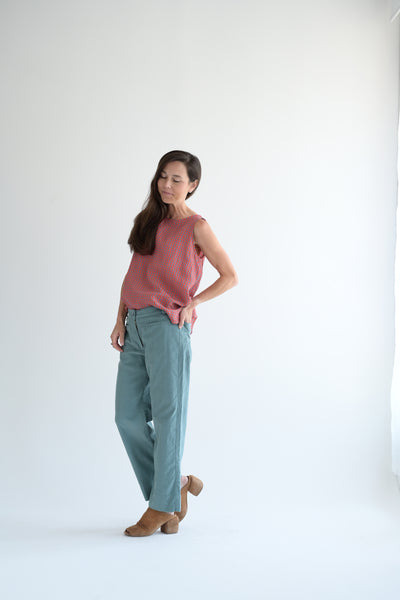 Cord Trousers in Blue