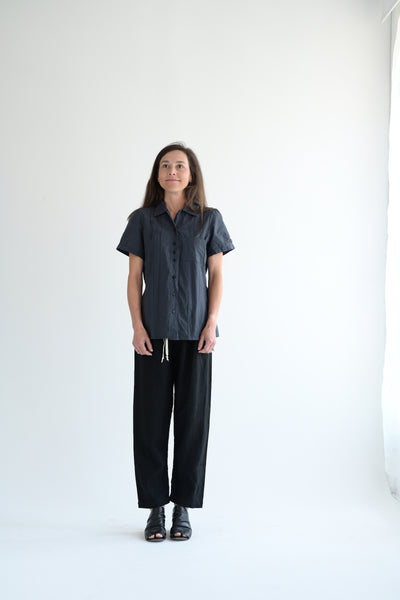 Pintuck Shirt in Cotton