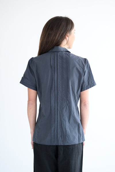 Pintuck Shirt in Cotton